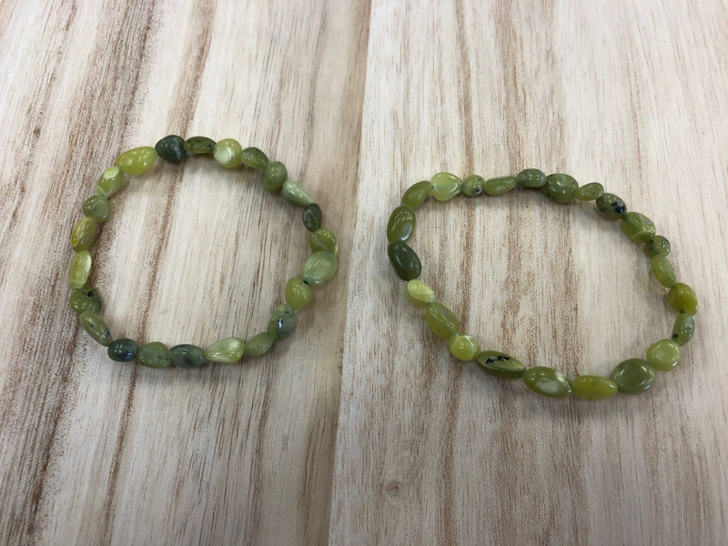 Pulsera Jade Limón forma